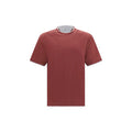Men's Bordeaux Cotton T-Shirt