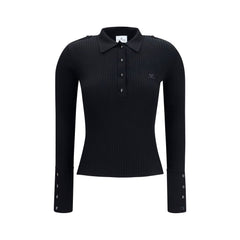 Women's Black Viscose Dress Shirt