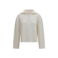 Women's White Wool Oves Aries Sweatshirt Clothing