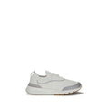 Men's White Cotton Athletic Sneakers