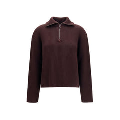 Women's Brown Wool Oves Aries Sweatshirt Clothing