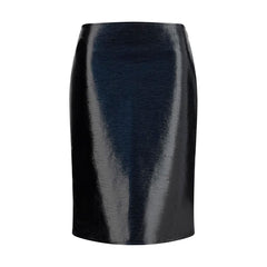 Women's Bordeaux Cotton Midi Skirt