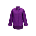 Women's Purple Cotton Shirt