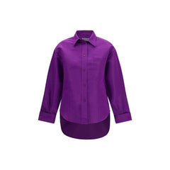 Women's Purple Cotton Shirt