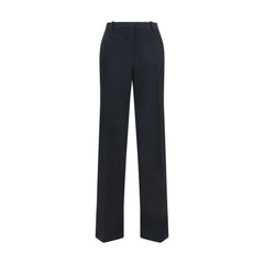 Women's Black Wool Oves Aries Casual Pants