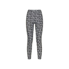 Women's Black Elastane Leggings Clothing