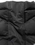 Women's Black Dgvib3 Embroidered Padded Puffer Jacket Polyester Clothing
