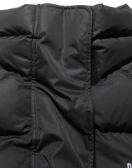 Women's Black Dgvib3 Embroidered Padded Puffer Jacket Polyester Clothing