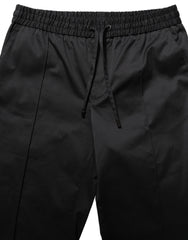 Black Drawstring Cotton Jogger Men Sweatpants Pants