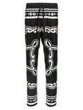 Men's Bicolor Silk Casual Pants