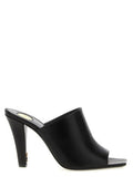 Women's Jill Mule Black Leather Heels