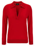 Women's Multicolor Cashmere Polo Shirt