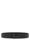 Men's Black Calfskin Belt