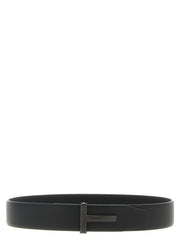 Men's Black Calfskin Belt