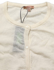 Women's Wool Knit Cardigan White