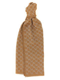 Women's Brown Cotton Foulard Accessory