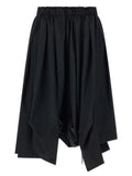 Women's Black Wool Bermuda Shorts