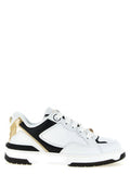 Men's Bicolor Leather Low Top Sneakers
