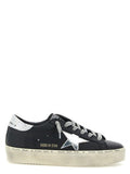 Women's Black Cowhide Chunky Sneakers