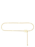 Women's Gold Brass Regular Belt