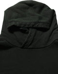 Black Cotton Hooded Men Sweatshirt Sweater Clothing