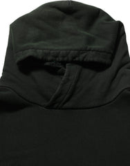 Black Cotton Hooded Men Sweatshirt Sweater Clothing