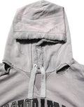 Gray Graphic Hooded Sweatshirt Men Sweater Cotton Clothing