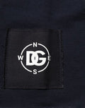 Men's Dark Blue Logo Cotton Sweatshirt Sweater Clothing