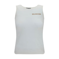Women's White Cotton Tank Tops