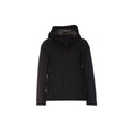 Women's Black Polyester Shell Jacket Clothing