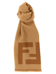 Men's Brown Virgin Wool Foulard Accessory