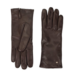 Women's Brown Leather Gloves