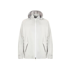 Women's Gray Polyamide Shell Jacket Clothing