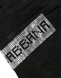 Women's Black Grace Rhinestone Highwaist Denim Jeans Cotton Elastane Clothing
