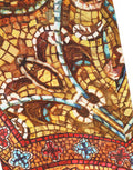 Women's Mosaic Print Crepe Trousers Multicolor Viscose