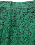 Dolce & Gabbana Lace High-Waist Mermaid Skirt — Green