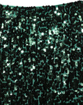Dolce & Gabbana Sequin High-Waist Pencil Cut Skirt — Green