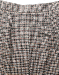 Dolce & Gabbana Tweed High-Waist A-Line Mini Skirt — Brown