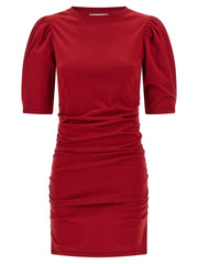 Women's Multicolor Cotton Short Dress