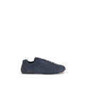 Men's Blue Calf Leather Bos Taurus Athletic Sneakers