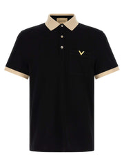 Men's Bicolor Cotton Polo Shirt