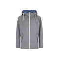 Men's Gray Virgin Wool Shell Jacket Clothing