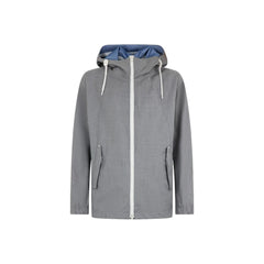 Men's Gray Virgin Wool Shell Jacket Clothing