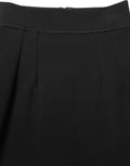 Dolce & Gabbana High-Waist Sheath Nylon Mini Skirt — Black