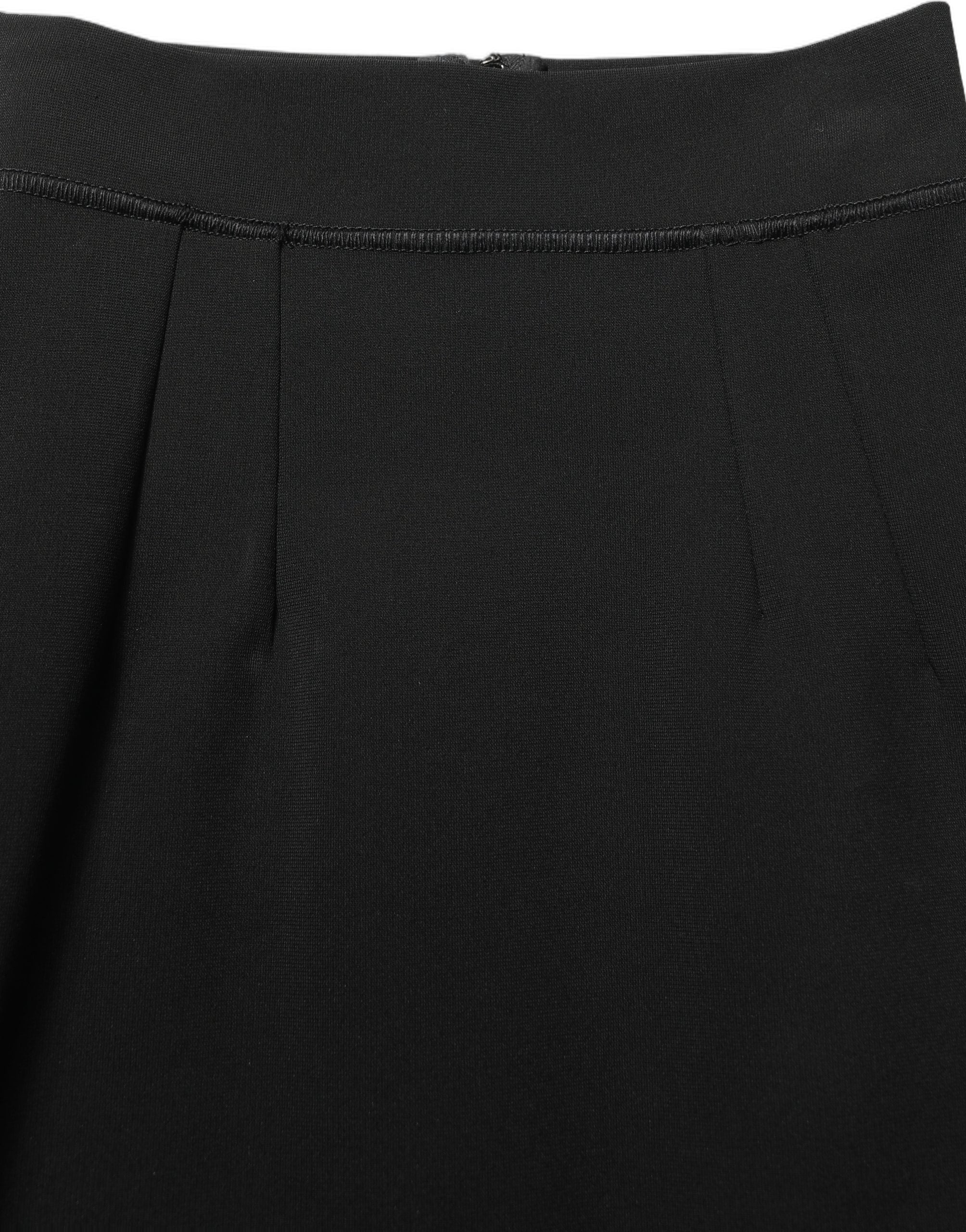 Dolce & Gabbana High-Waist Sheath Nylon Mini Skirt — Black
