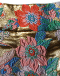 Dolce & Gabbana Floral Jacquard Skirt — Gold