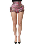 Dolce & Gabbana Floral Jacquard Shorts — Pink