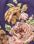Dolce & Gabbana Floral Embroidered Skirt — Purple