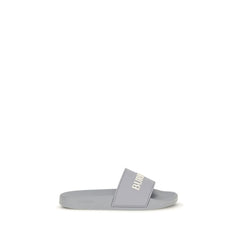 Men's Gray Rubber Slides Shoe