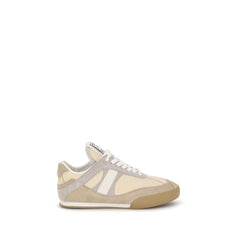 Women's Gray Calf Leather Bos Taurus Athletic Sneakers
